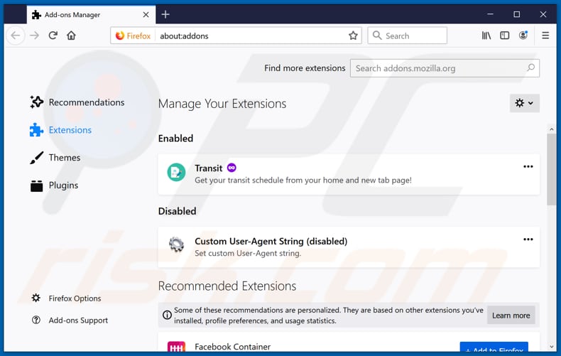 Verwijdering Prizedeal ads uit Mozilla Firefox stap 2