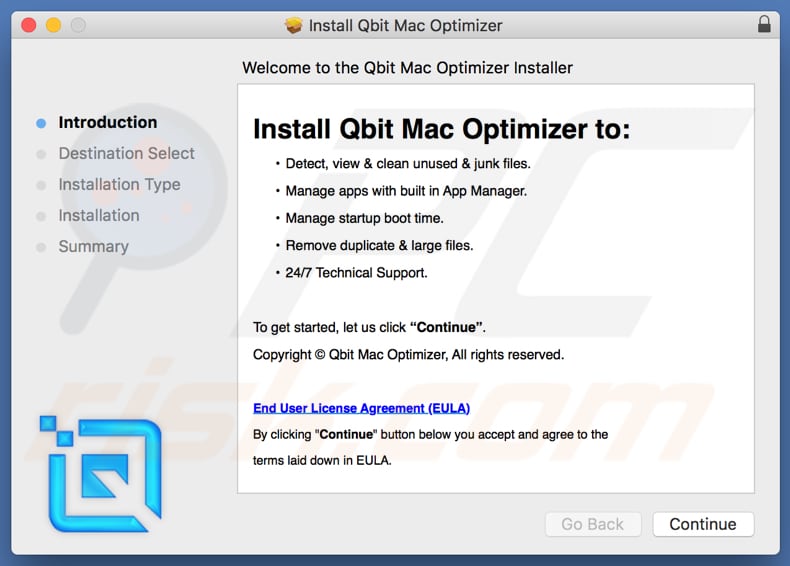 Qbit Mac Optimizer installatie