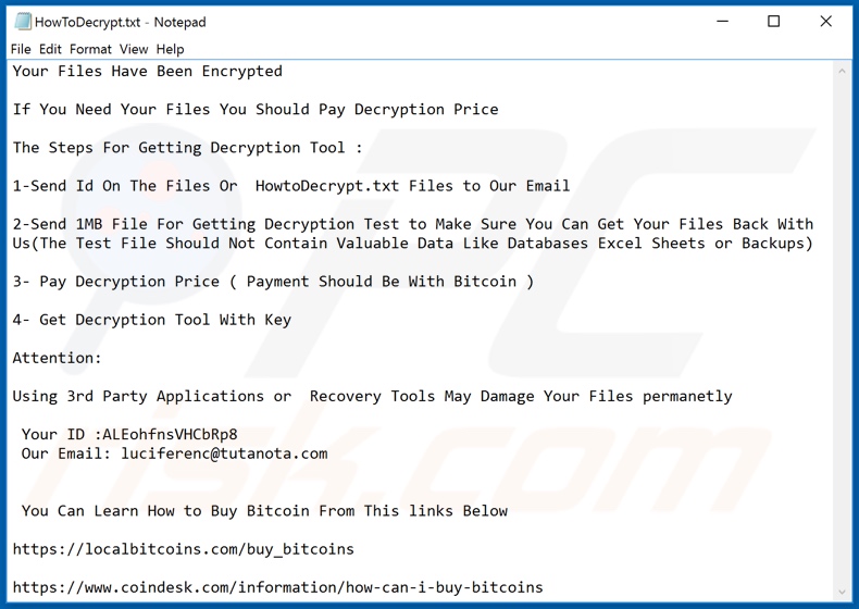 Kronos decryptie instructies