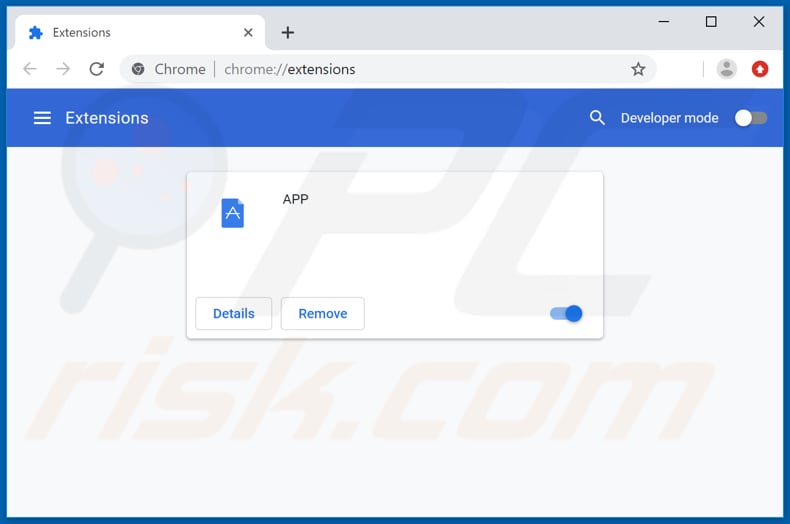 Verwijdering losx.xyz gerelateerde Google Chrome extensies