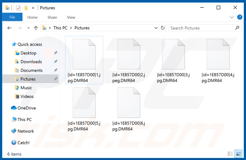 Bestanden versleuteld door DMR64 ransomware (.DMR64 extensie)