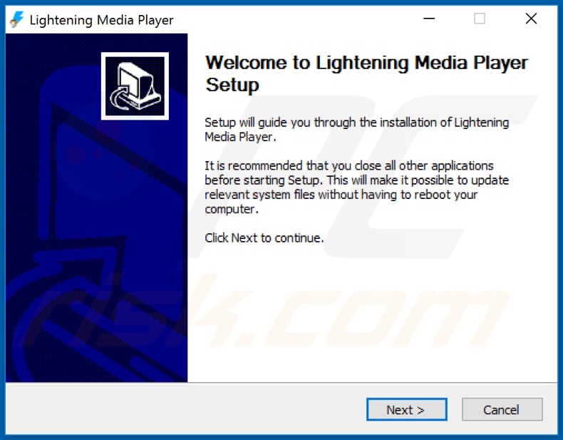 lightening media player officiële installer