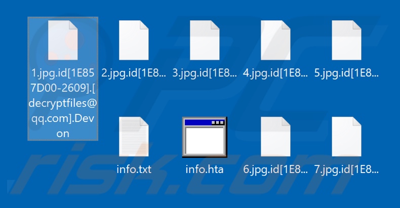 Bestande versleuteld door de Devon ransomware (.Devon extensie)