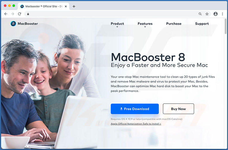 MacBooster promowebsite