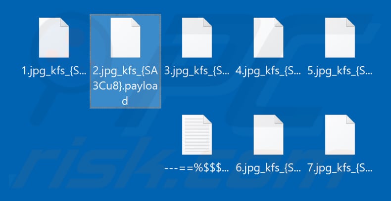 Bestanden versleuteld door de njkwe RaaS corporation ransomware (.payload extensie)