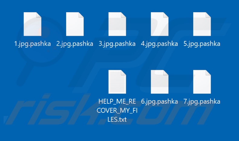 Bestanden versleuteld door Pashka ransomware (.pashka extensie)