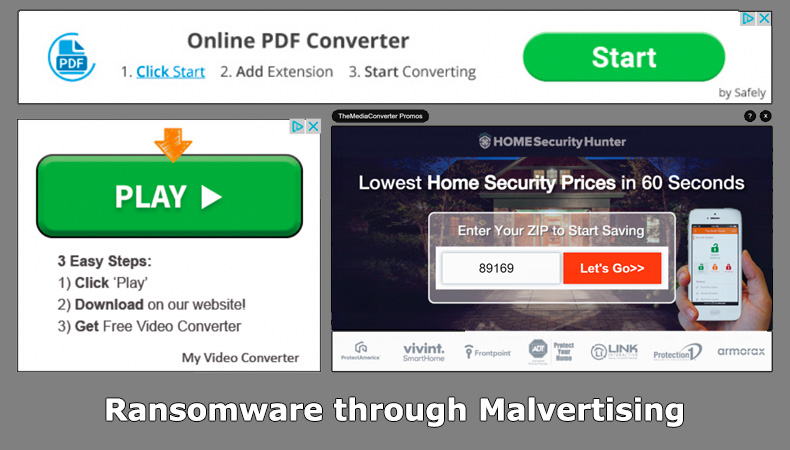 Ransomware via malvertising