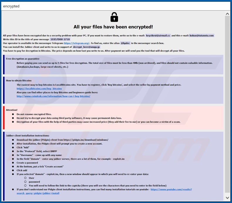 Dewar decryptie instructies (info.hta)