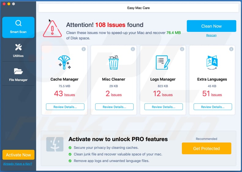 Easy Mac Care ongewenste applicatie