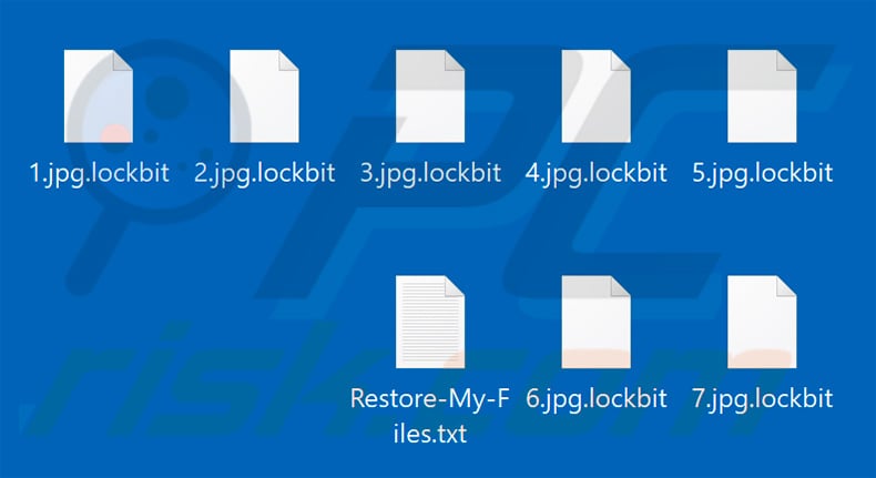 Bestanden versleuteld door de geupdate LockBit ransomware (.lockbit extensie)