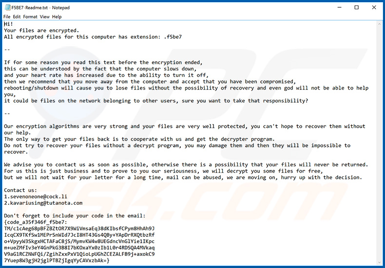 Geupdate Mailto (NetWalker) ransomware losgeldeis