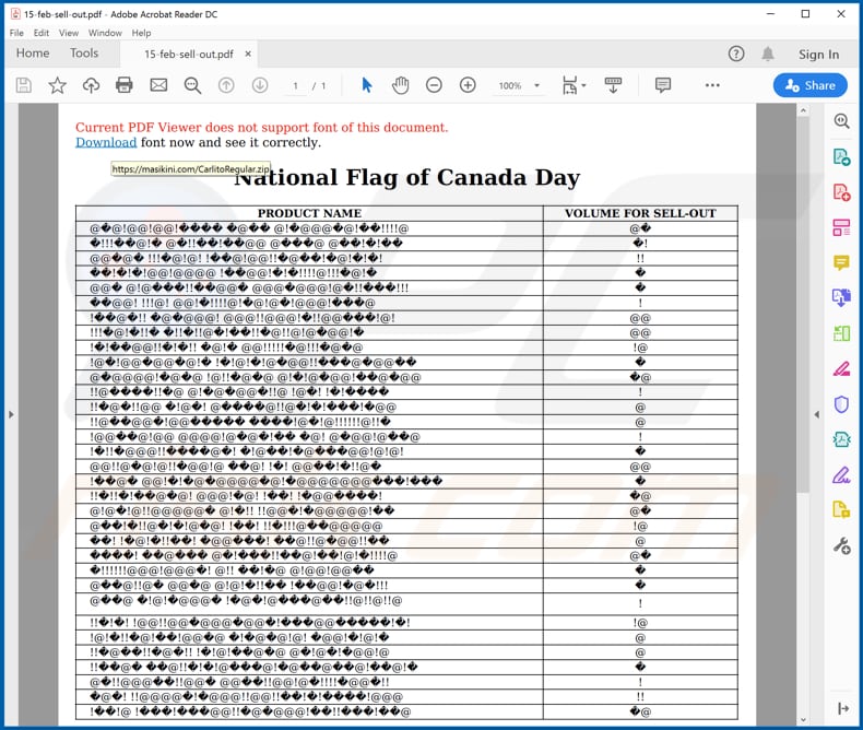 Kwaadaardig PDF document verspreidt de Mozart malware