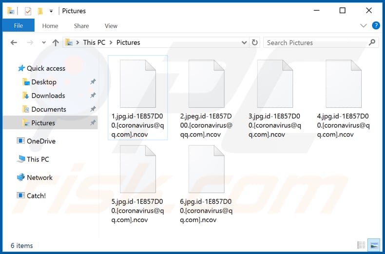 Bestanden versleuteld door Ncov ransomware (.ncov extensie)