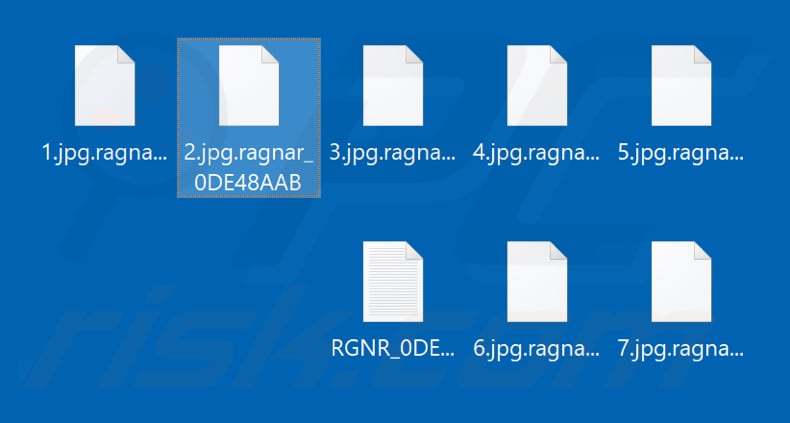 Bestanden versleuteld door de Ragnar Locker ransomware (.ragnar_0DE48AAB extensie)