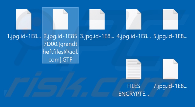 Bestanden versleuteld door Gtf ransomware (.GTF extensie)