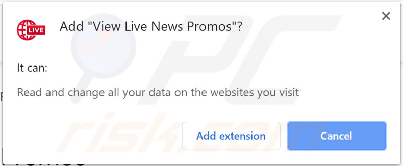 view live news promos adware vraagt toestemming