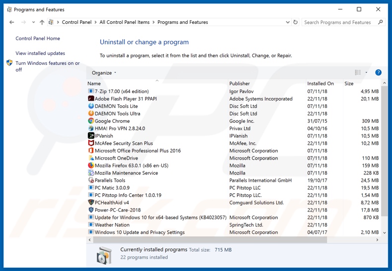 mybrowser-search.com browser hijacker uninstall via Control Panel
