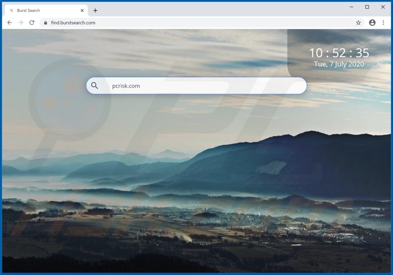 burstsearch.com browser hijacker