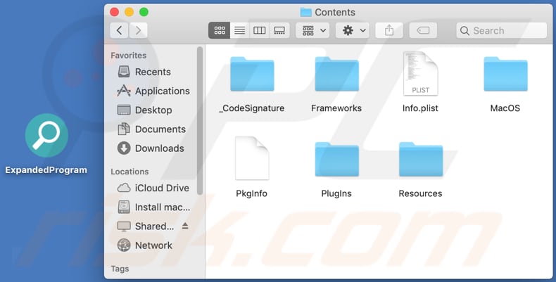 expandedprogram adware contents folder