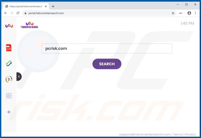 hdconvertersearch.com browser hijacker