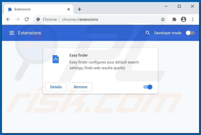 Aan quicknewtab.com gerelateerde Google Chrome-extensies verwijderen