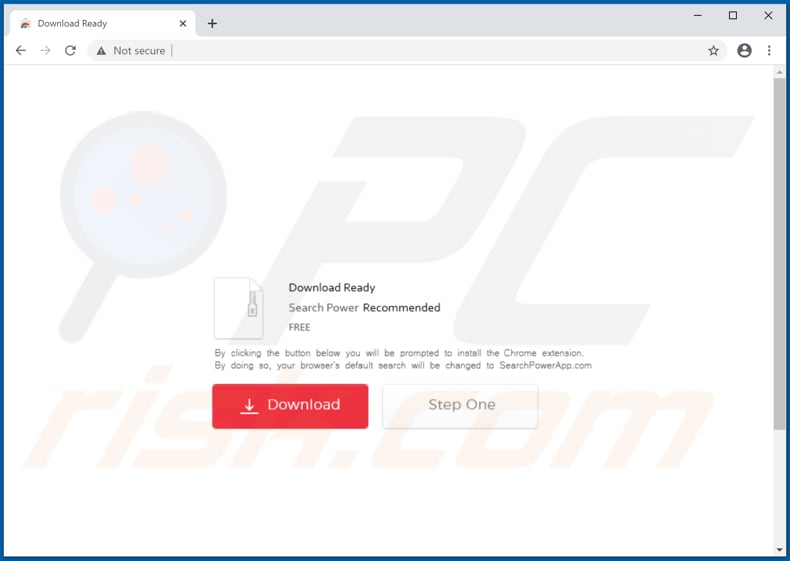 Website gebruikt om Easy Finder browser hijacker te promoten