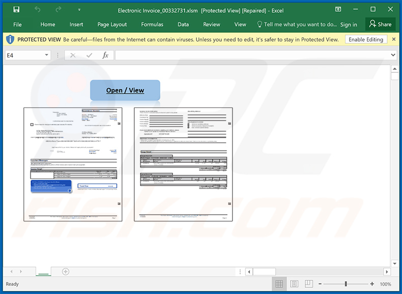Kwaadaardig MS Excel-document gebruikt om Dridex-malware te verspreiden