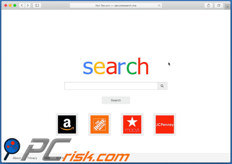 securesearch.me redirects to webcrawler.com