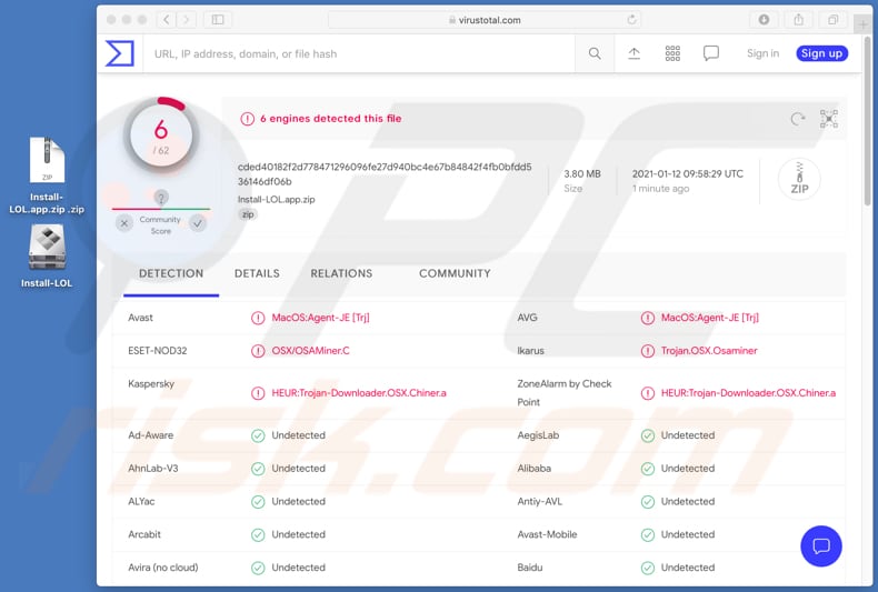 OSAMiner mining trojan