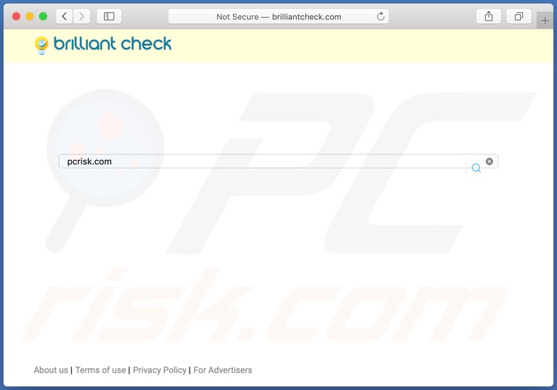 De Brilliant Check browserkaper op een Mac-computer