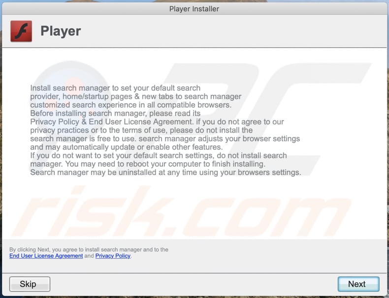 exploreactivity adware installer stap 2