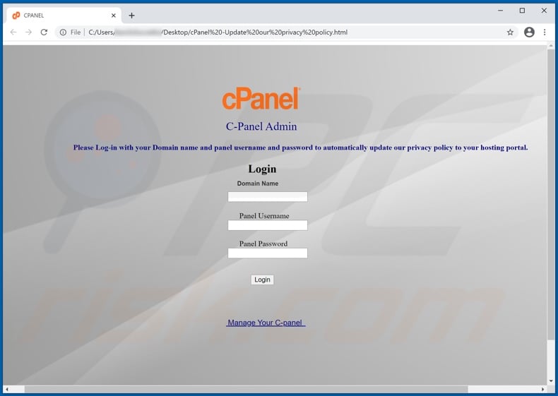 cPanel oplichtingsmails - bijlage