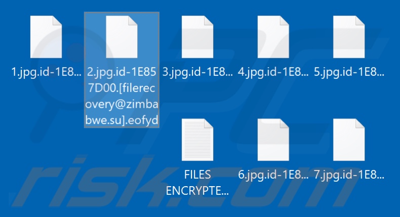 Door de Eofyd ransomware (.eofyd extensie)