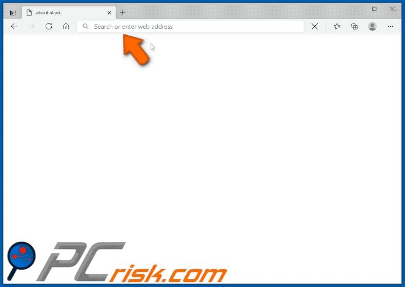 Newtab browser hijacker doorverwezen naar websearches.club (GIF)