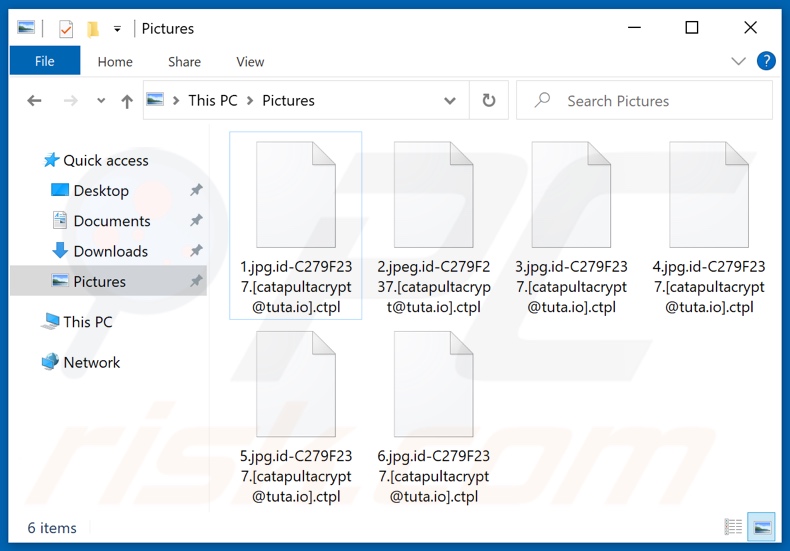 Door Ctpl ransomware versleutelde bestanden (.ctpl-extensie)