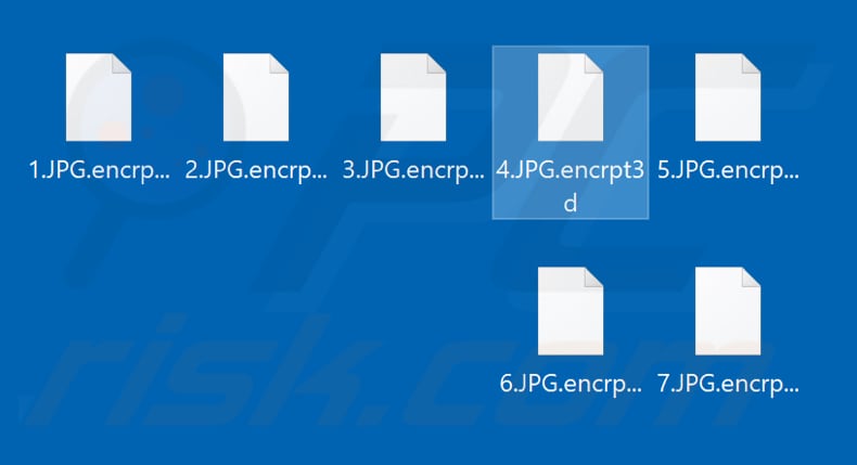 Door de Encrpt3d ransomware versleutelde bestanden (.encrpt3d-extensie)