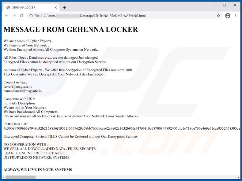 GEHENNA LOCKER decryptie-instructies (GEHENNA-README-WARNING.html)