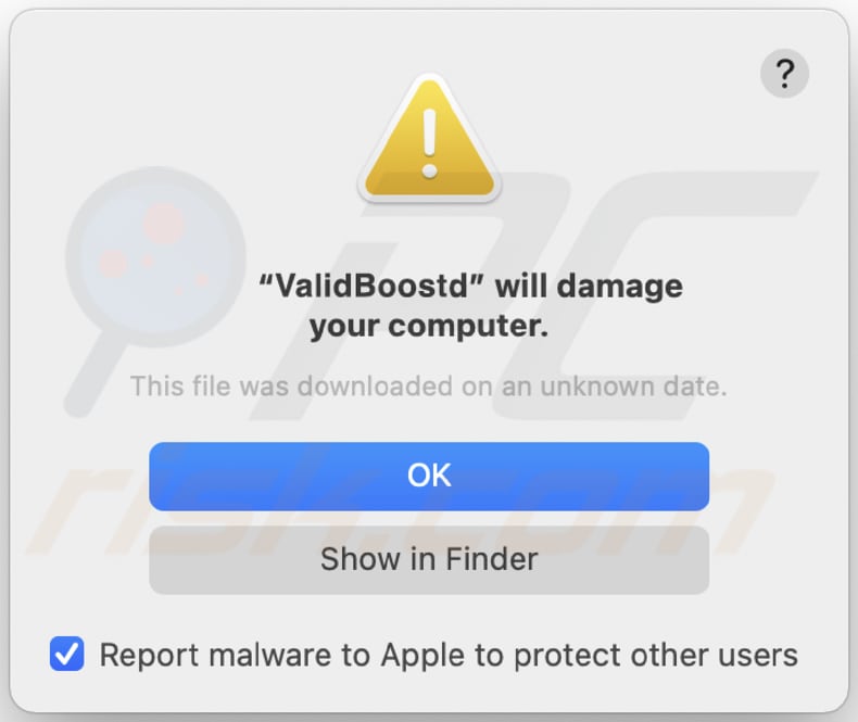 ValidBoost adware