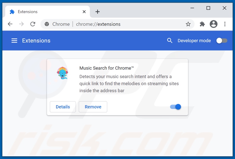 Verwijderen van amazingossearch.com gerelateerde Google Chrome extensies