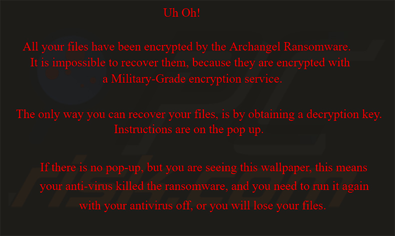Nitro Ransomware bureaublad achtergrond (2021-05-04)