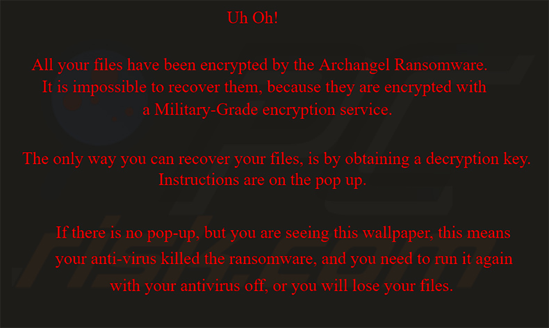 Nitro Ransomware bureaublad achtergrond (2021-05-04)