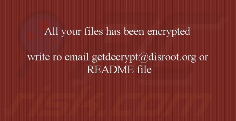 Venus ransomware wallpaper