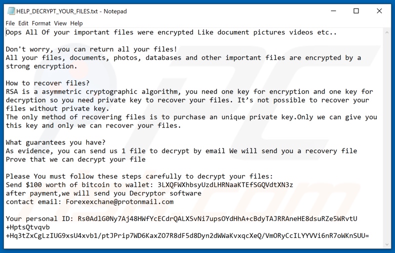 Allah decryptie instructies (HELP_DECRYPT_YOUR_FILES.txt)