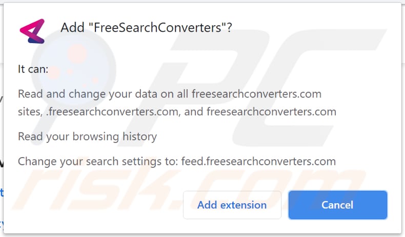 freesearchconverters browser hijacker melding