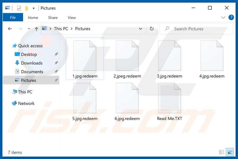 Bestanden versleuteld door Redeemer ransomware (.redeem extensie)
