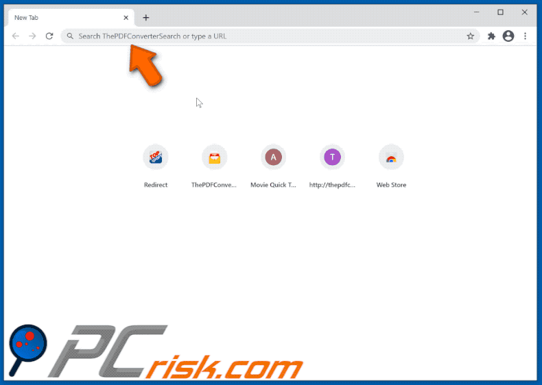 thepdfconvertersearch browser hijacker thepdfconvertersearch.com toont yahoo resultaten
