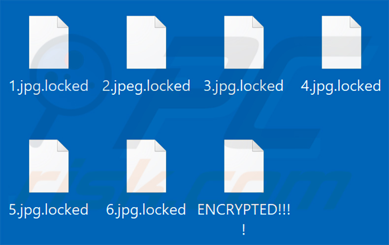 Bestanden versleuteld door Chaos ransomware (.locked extensie)