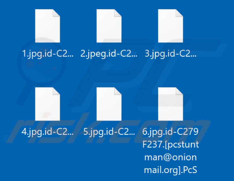 Bestanden versleuteld door PcS ransomware (.PcS extensie)