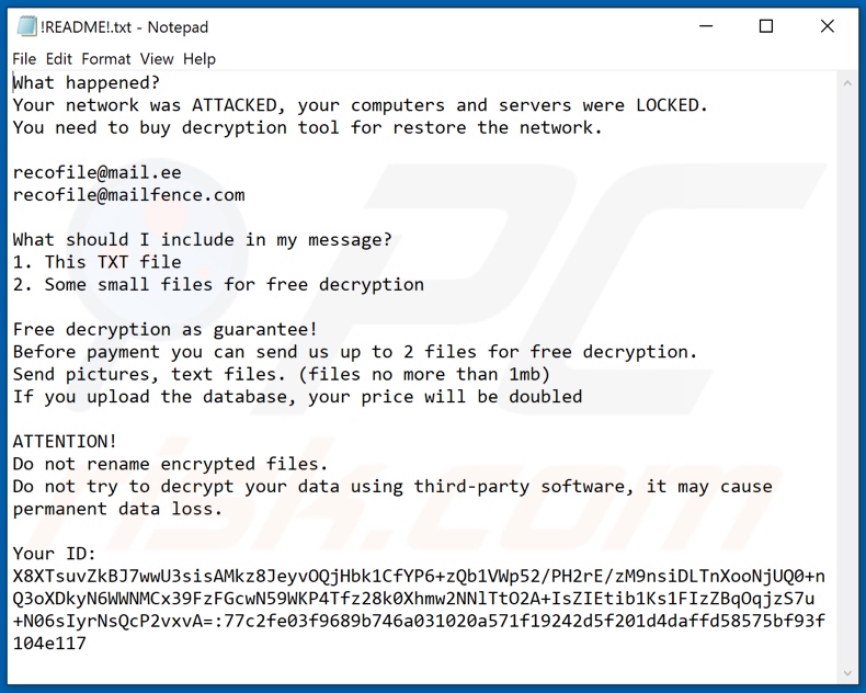 BeijingCrypt decryptie instructies (!README!.txt)