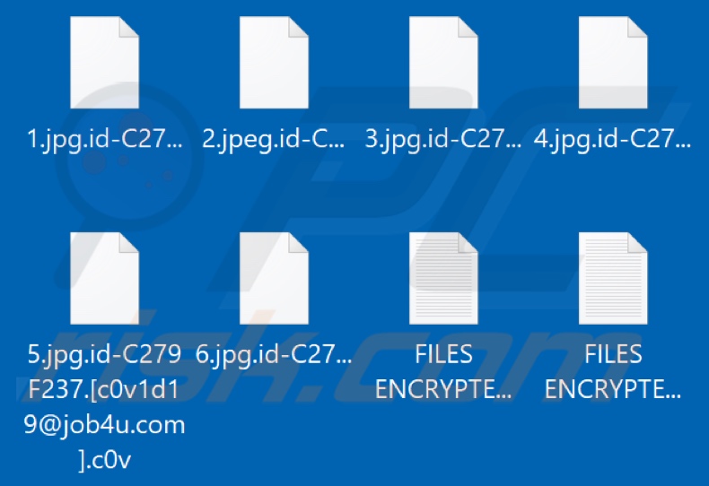 Bestanden versleuteld door C0v ransomware (.c0v extensie)